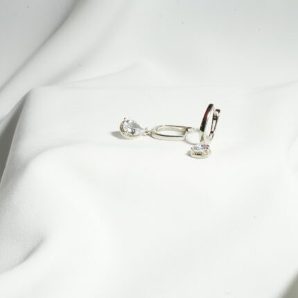 Drop of Light srebrne minđuše sa cirkonom